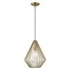 Livex Lighting 41325-03 Geometric - 1-Light Mini Pendant, White view 3
