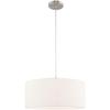 Livex Lighting 41090-91 Clark 1-Light Chandelier, Brushed Nickel view 3