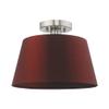 Livex Lighting 1 Lt Brushed Nickel Ceiling Mount view 4