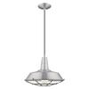Livex Lighting 41184-66 Metal - 1-Light Mini Pendant, Brushed Aluminum view 1