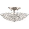 Livex Lighting 2-Light Ceiling Mount, Brushed Nickel view 1