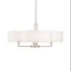 Livex Lighting 51924-91 Chelsea 4-Light Chandelier, Brushed Nickel view 1