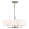 Livex Lighting 51924-91 Chelsea 4-Light Chandelier, Brushed Nickel view 3