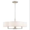 Livex Lighting 51924-91 Chelsea 4-Light Chandelier, Brushed Nickel view 4