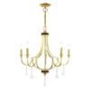 Livex Lighting 5-Light Chandelier, Polished Brass view 1