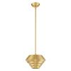 Livex Lighting 40401-91 Amsterdam - 16" One Light Mini Pendant, Brushed Nickel Finish with Brushed Nickel Metal Shade view 2