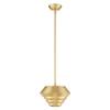 Livex Lighting 40401-91 Amsterdam - 16" One Light Mini Pendant, Brushed Nickel Finish with Brushed Nickel Metal Shade view 3