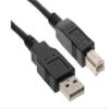 iMBAPrice 6 Feet USB 2.0 Printer and Scanner Cable for HP Deskjet 1000 2510 2540 3510 3520, Envy 4500, Officejet 8600, PhotoSmart 6520 7520 - Black view 1