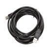 iMBAPrice 6 Feet USB 2.0 Printer and Scanner Cable for HP Deskjet 1000 2510 2540 3510 3520, Envy 4500, Officejet 8600, PhotoSmart 6520 7520 - Black view 2