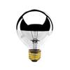 Bulbrite 100G25HM Half Chrome 100W Globe Shape Bulb - 2 Pack view 1
