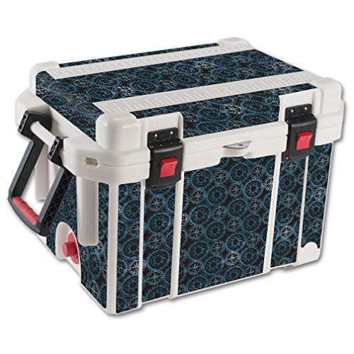 MightySkins (Cooler Not Included) Skin Compatible With Pelican 45 qt Cooler Compass Tile | Protective, Durable, and Unique Vinyl Decal wrap cover | Easy To Apply, Remove, and Change Styles | Made in the USA