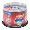 Verbatim Japan VBE130NP50SV1 Blu-ray Disc for Repeated Recording, 25 GB, 50 Sheets, White Printerable, Single Side, 1 Layer, 1-2x Speed view 1