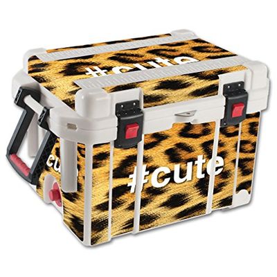 MightySkins (Cooler Not Included) Skin Compatible With Pelican 45 qt Cooler Cute | Protective, Durable, and Unique Vinyl Decal wrap cover | Easy To Apply, Remove, and Change Styles | Made in the USA
