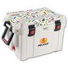 MightySkins (Cooler Not Included) Skin Compatible With Pelican 35 qt Cooler Lid Bright Lures | Protective, Durable, and Unique Vinyl Decal wrap cover | Easy To Apply, Remove, and Change Styles | Made in the USA view 1