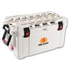 MightySkins (Cooler Not Included) Skin Compatible With Pelican 65 qt Cooler Lid Lodge Stripes | Protective, Durable, and Unique Vinyl Decal wrap cover | Easy To Apply, Remove, and Change Styles | Made in the USA view 1