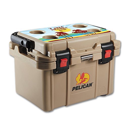 MightySkins (Cooler Not Included) Skin Compatible With Pelican 20 qt Cooler Lid Vitamin Sea | Protective, Durable, and Unique Vinyl Decal wrap cover | Easy To Apply, Remove, and Change Styles | Made in the USA
