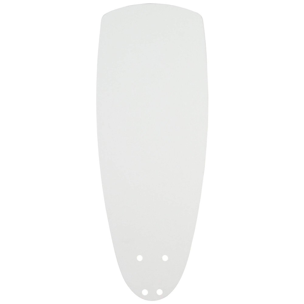 kathy ireland HOME Accessory Ceiling Fan Blades, 22 Inch, Satin White, Indoor, Set of 5 Wood Veneer Blades