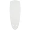 kathy ireland HOME Accessory Ceiling Fan Blades, 22 Inch, Satin White, Indoor, Set of 5 Wood Veneer Blades view 1