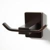 Naiture Brass Double Robe Hook in Oil Rubbed Bronze Finish view 1