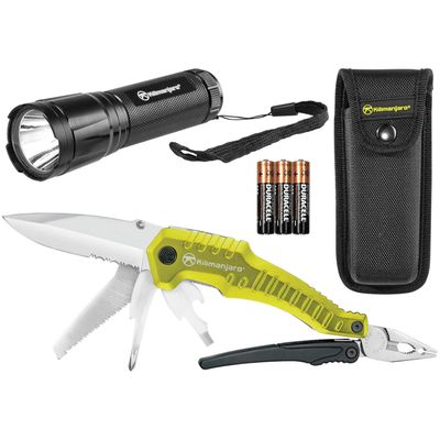 Kilmanjaro Multi-Tool and LED Flashlight Set