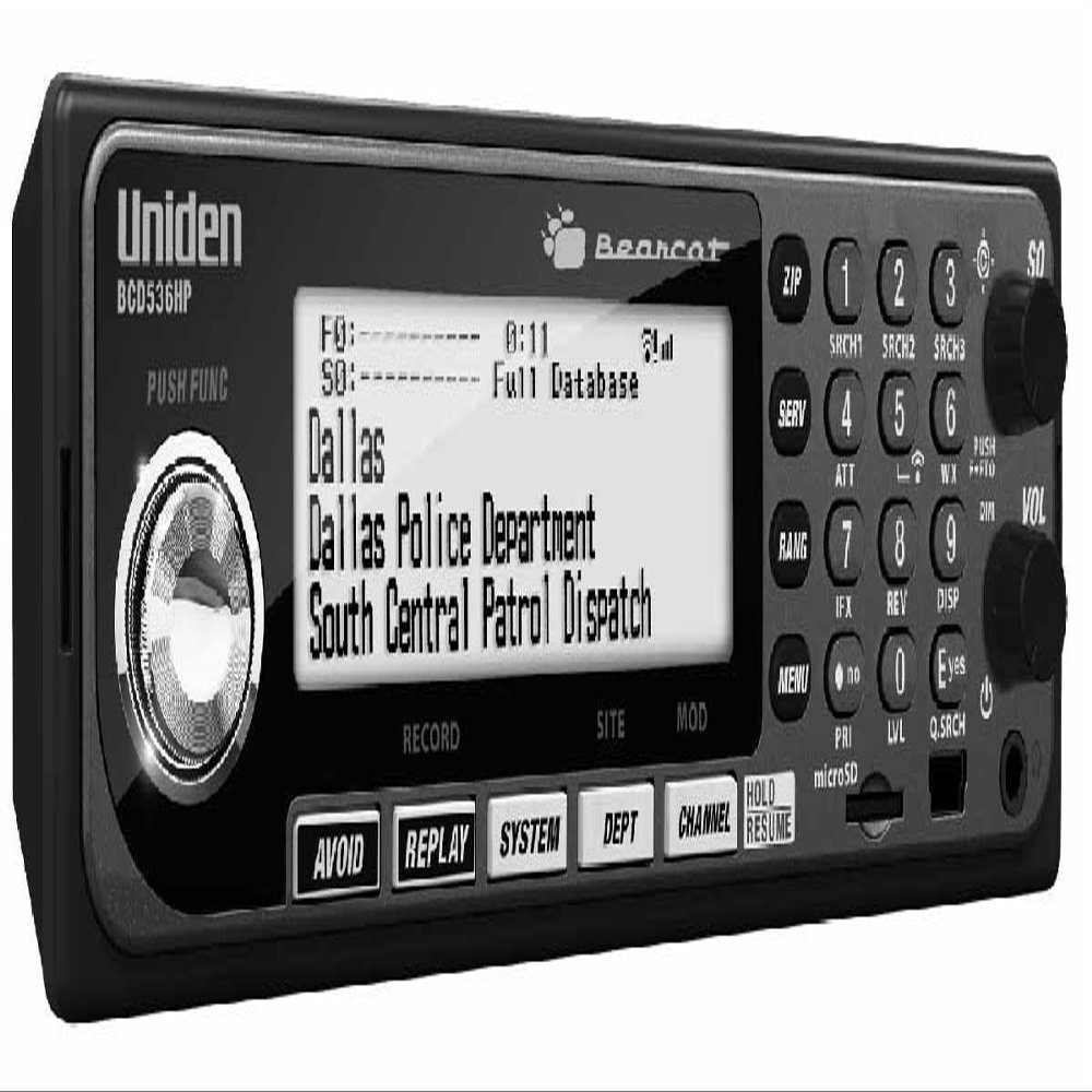 Uniden BCD536HP HomePatrol Series Digital Phase 2 Base/Mobile Scanner with HPDB and Wi-Fi. Simple Programming, TrunkTracker V, S.A.M.E. Emergency/Weather Alert. Covers USA and Canada.