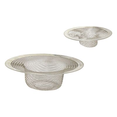 Max Force Silver Metal Sink Strainer