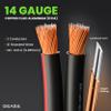 GEARit Speaker Wire 14 Gauge, Speaker Cable 100ft for Car Audio, Home Theater, CCA(Black) view 3