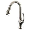 Dawn AB08 3157BN Single-Lever Pull-Out Kitchen Faucet, Brushed Nickel view 1