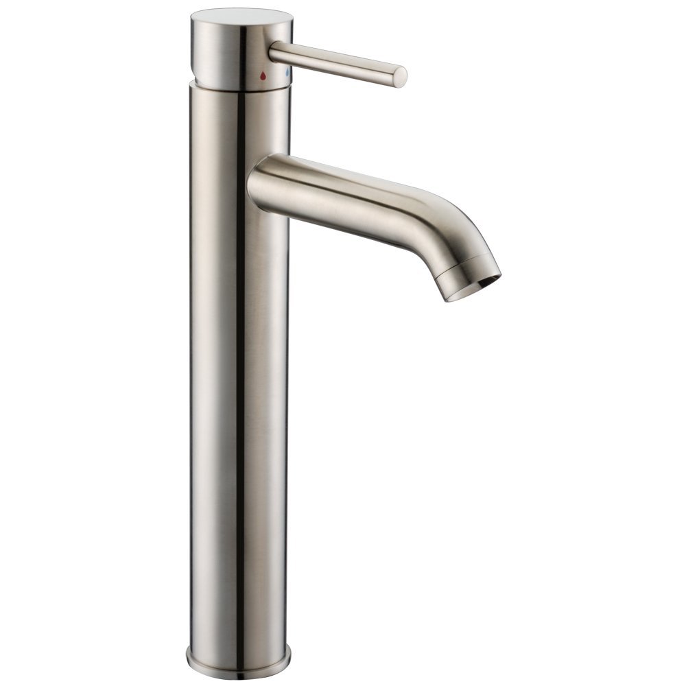 Dawn AB37 1023BN Single-Lever Tall Lavatory Faucet, Brushed Nickel