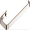 Atlas Homewares SOTR-BRN Solange 9.5-Inch Towel Holder, Brushed Nickel view 1