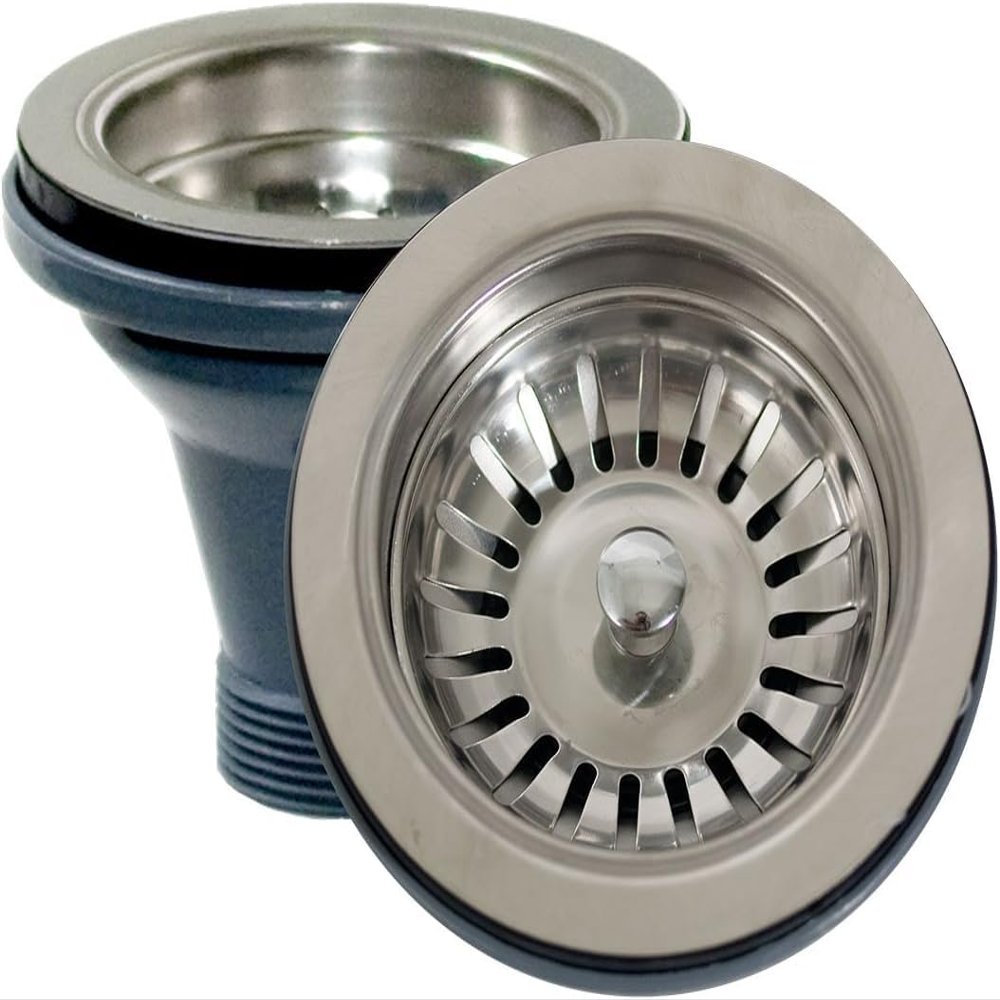 Nantucket Sinks 3.5" Kitchen Sink Drain Kit, Basket Strainer, Standard