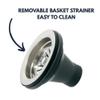 Nantucket Sinks 3.5" Kitchen Sink Drain Kit, Basket Strainer, Standard view 4
