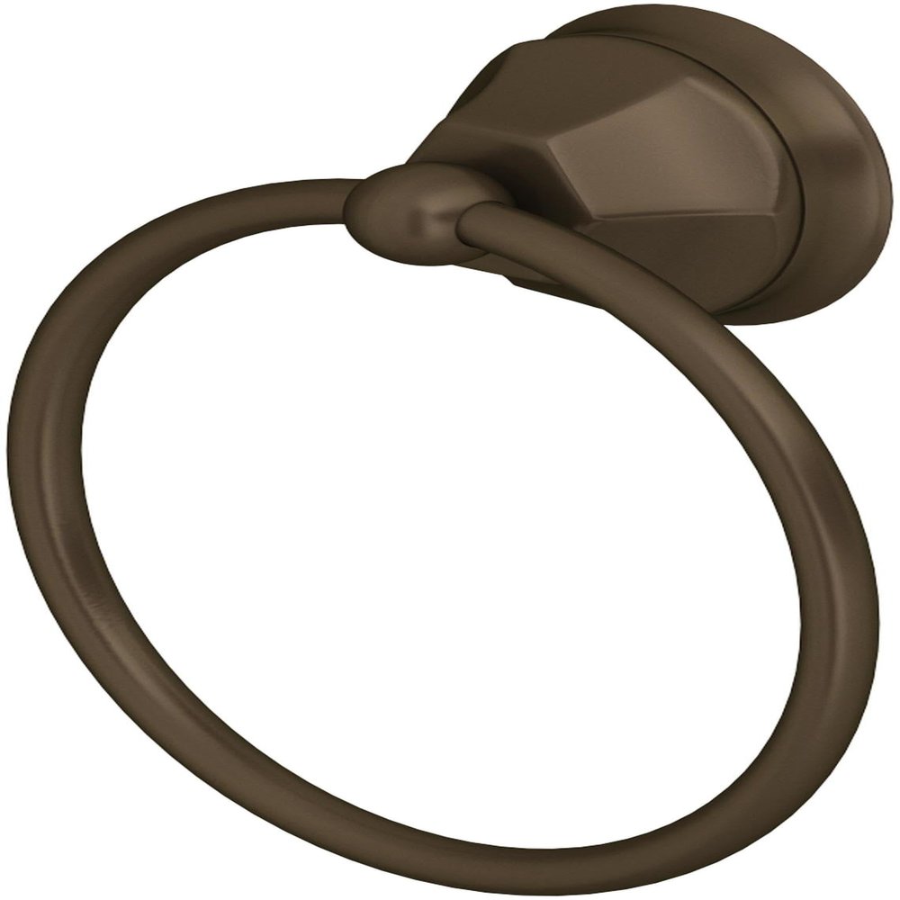 Rohl A6885TCB Palladian Towel Ring, 6", Tuscan Brass