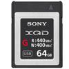 Sony Professional XQD G Series 64GB Memory Card (QDG64E/J) view 1
