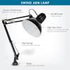 Studio Designs Swing Arm Lamp with 13-watt CFL Bulb, Black view 2
