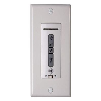 Monte Carlo MCRC3W Hardwired remote WALL CONTROL ONLY. Fan reverse, speed, and downlight control.