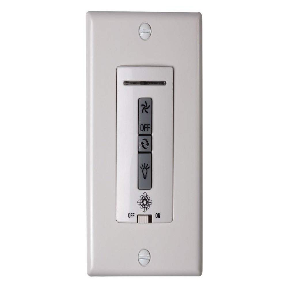 Monte Carlo MCRC3W Hardwired remote WALL CONTROL ONLY. Fan reverse, speed, and downlight control.