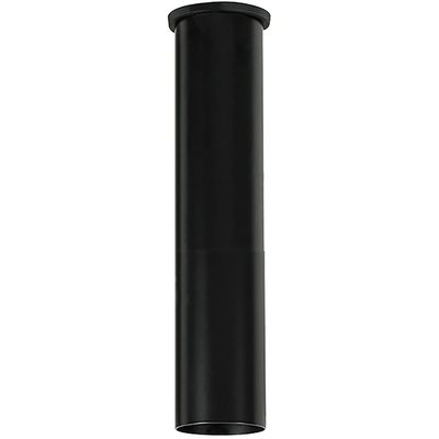 Monte Carlo DRM24BK Minimalist Indoor/Outdoor Ceiling Fan Extension Downrod/Decorative Tube 24-Inch, Gloss Black