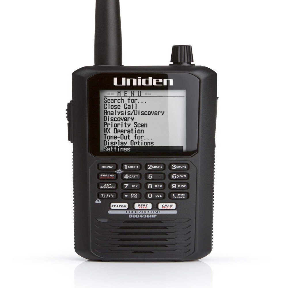 Uniden BCD436HP HomePatrol Series Digital Handheld Scanner. TrunkTracker V, Simple Programming, S.A.M.E. Emergency/Weather Alert, Covers USA and Canada