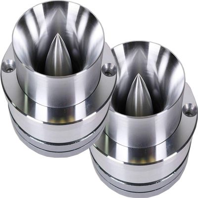 Audiotek W460S 600 Watt Titanium Super Car Bullet Tweeter 1 Pair - 8 Ohm with Built in Capacitor Filter - Pack of 2