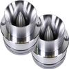 Audiotek W460S 600 Watt Titanium Super Car Bullet Tweeter 1 Pair - 8 Ohm with Built in Capacitor Filter - Pack of 2 view 1