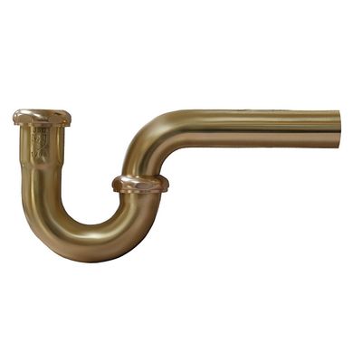 Jones Stephens P36150 1 1/2" Od Polished Brass P-Trap