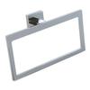 Gedy A070-13 Elba Modern Rectangular and Cromall Towel Ring, Chromed Brass view 1