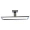 Gedy A070-13 Elba Modern Rectangular and Cromall Towel Ring, Chromed Brass view 4