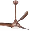Minka-Aire F844-DK, Light Wave 52" Ceiling Fan with LED Light Kit, Distressed Koa Finish view 2
