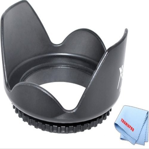77mm Pro Series Hard Tulip Lens Hood For Sigma 24mm f/1.8 EX Aspherical DG DF Macro Autofocus Lens, Sigma 50-150mm f/2.8 EX DC OS HSM APO Lens, Sigma Wide Angle 28mm f/1.8 EX Aspherical DG DF Macro Autofocus Lens