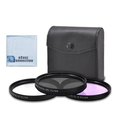 62mm High Resolution Pro Series Multi Coated HD 3 Pc. Digital Filter Set Tamron AF18-270mm f/3.5-6.3 Di II VC PZD AF Lens, 18-200mm f/3.5-6.3 XR Di Macro Lens and More Models + eCost Microfiber Cloth