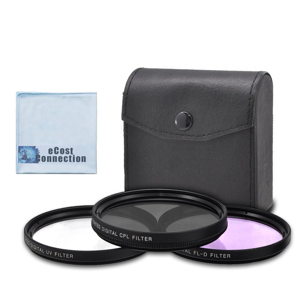 62mm High Resolution Pro Series Multi Coated HD 3 Pc. Digital Filter Set Tamron AF18-270mm f/3.5-6.3 Di II VC PZD AF Lens, 18-200mm f/3.5-6.3 XR Di Macro Lens and More Models + eCost Microfiber Cloth
