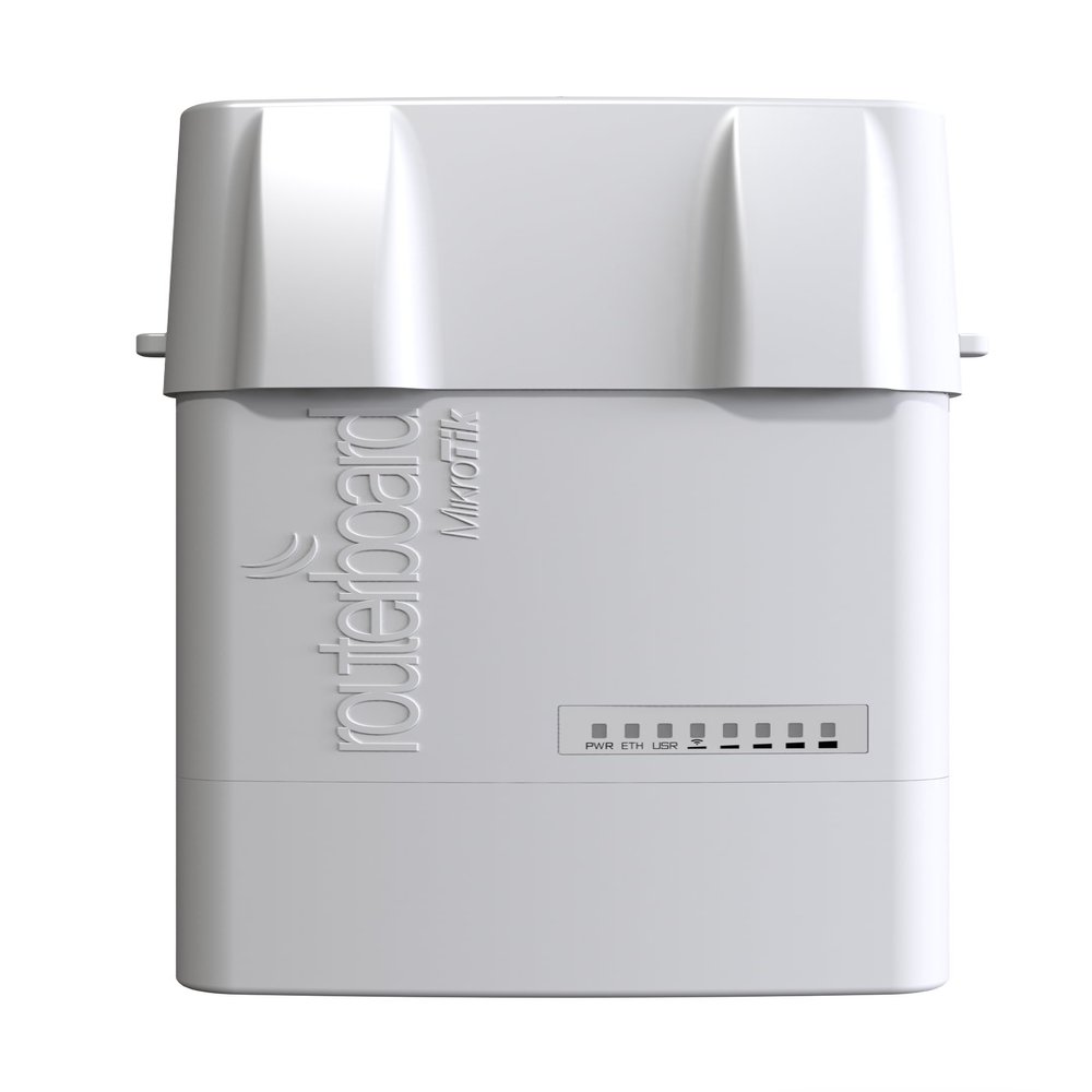 Mikrotik Wireless BaseBox 2 RB912UAG-2HPnD-OUT 2.4Ghz AP/Backbone/CPE with 1x Gigabit Port 2X RPSMA Connectors and 1x miniPCI-e Slot