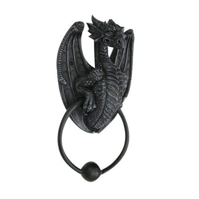 Pacific Giftware 7 Inch Dragon Gargoyle Bust Resin Door Knocker Statue Figurine